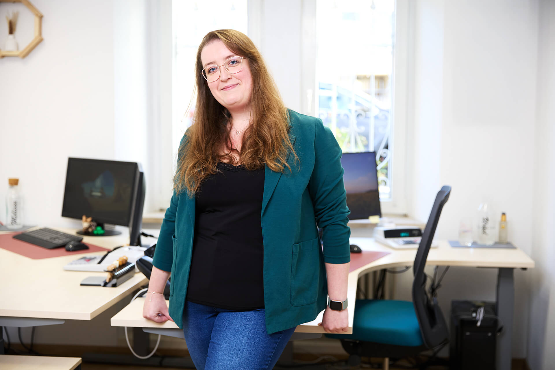 Melissa Hoeffken, Mitarbeiterin der Steuerberatung Dockter & Partner in Trier, im Rahmen ihrer Success-Story