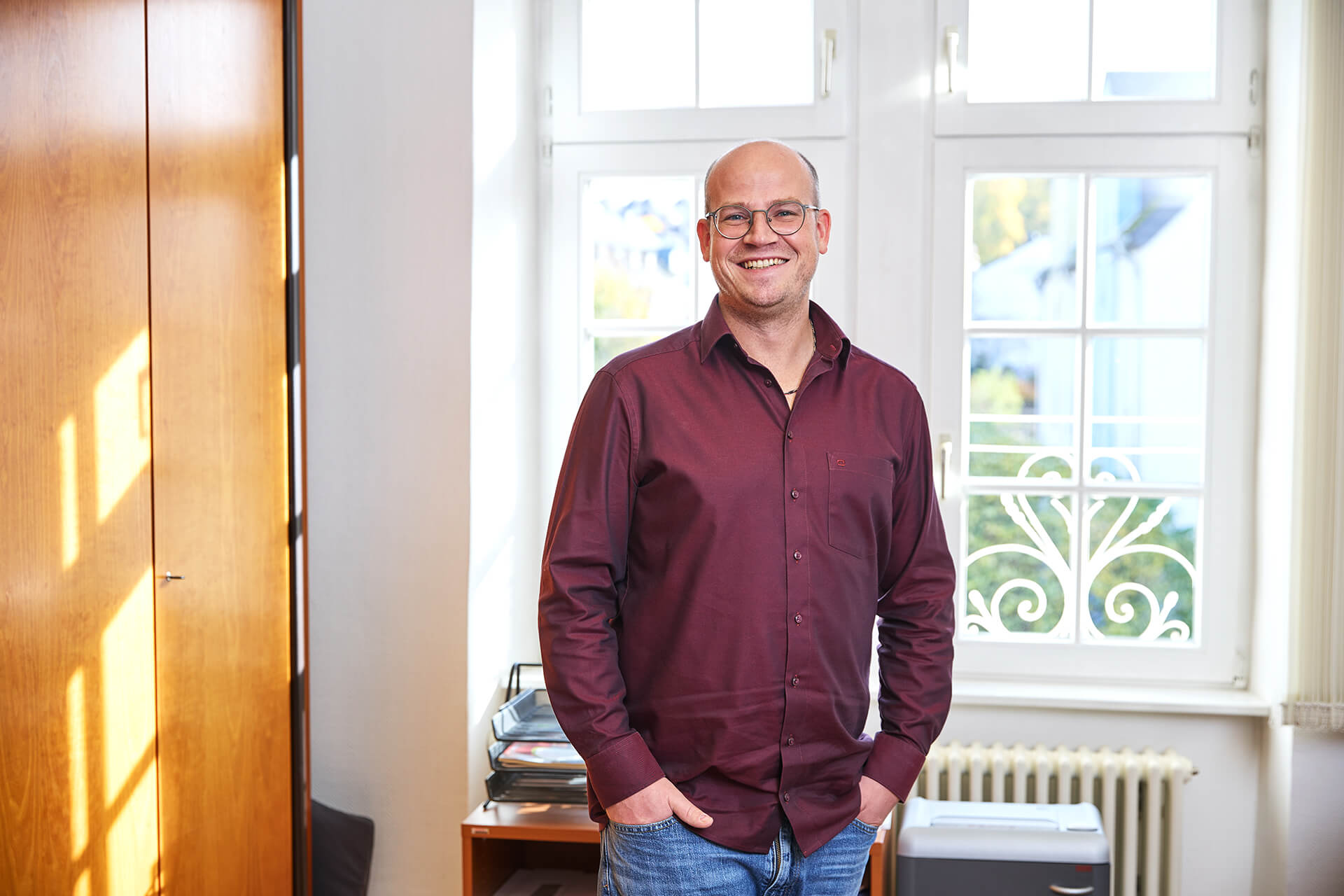 Tobias Lauer, Mitarbeiter der Steuerberatung Dockter & Partner in Trier, im Rahmen seiner Success-Story